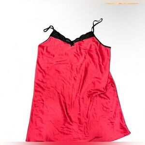 Magenta slip dress
